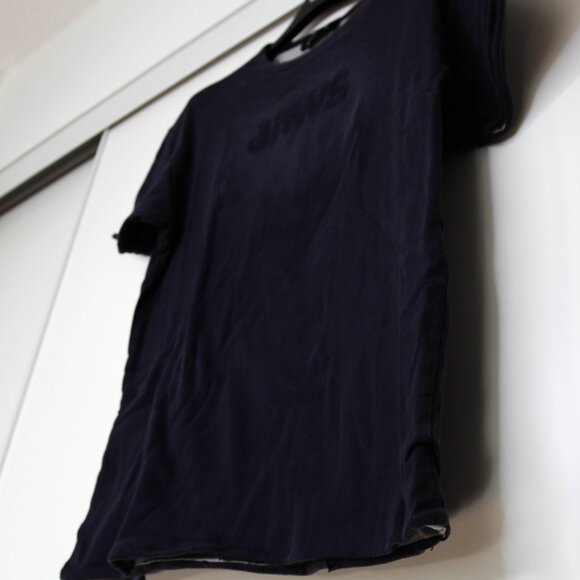 BNWT SS19 CALVIN KLEIN 205W39NYC JAWS TSHIRT BLUE S - Picture 4 of 10